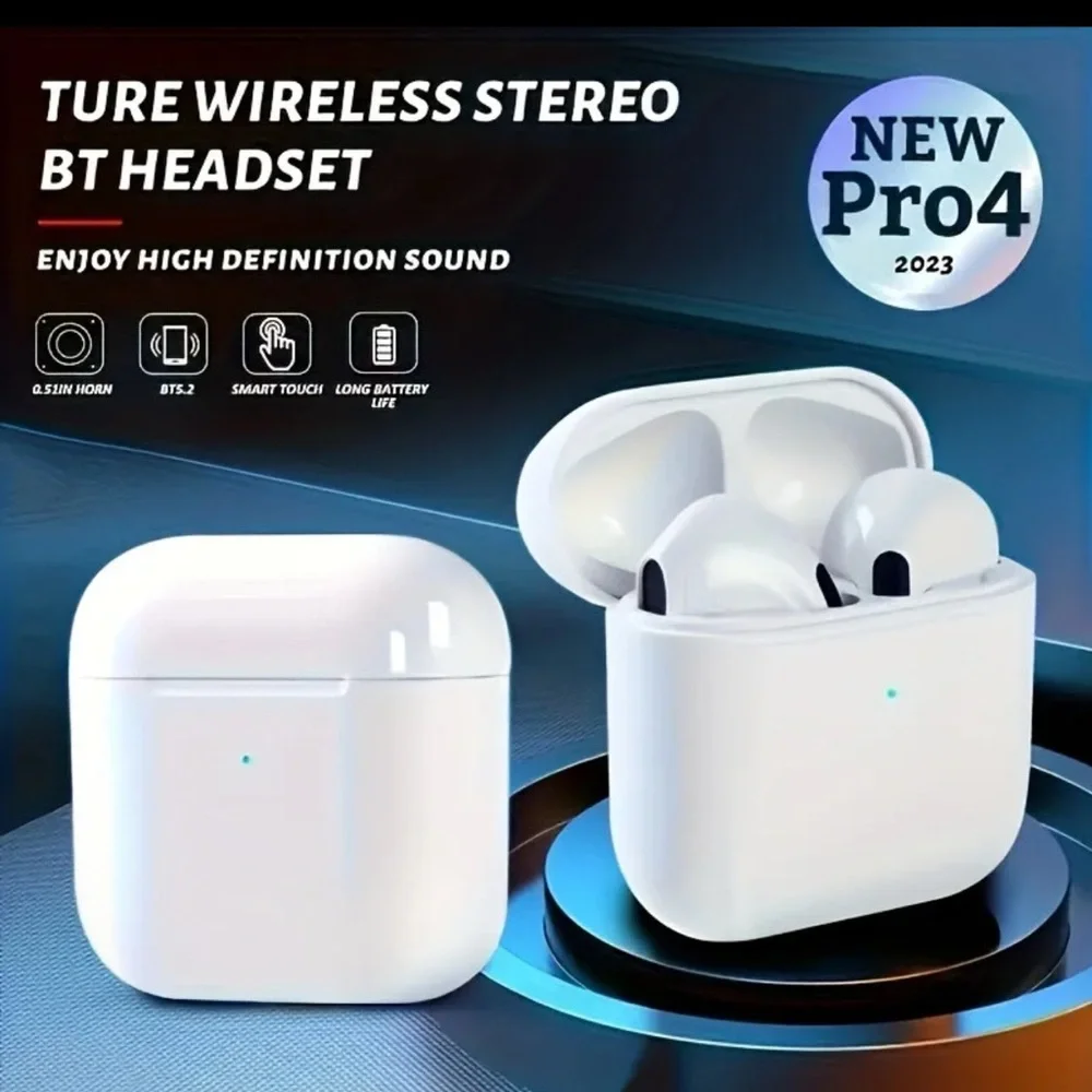 White Wireless Stereo Headset V5.0